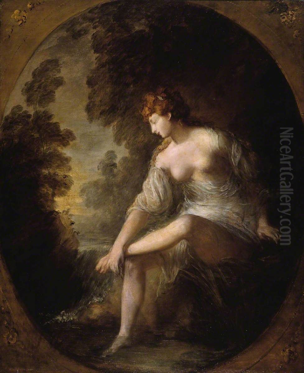 Musidora Oil Painting by Thomas Gainsborough