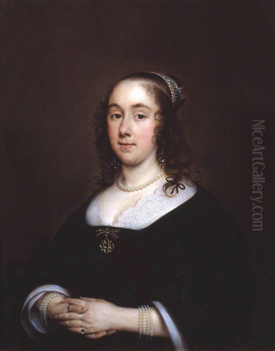 Portrait of an Unknown Lady Oil Painting by Cornelis Janssens van Ceulen