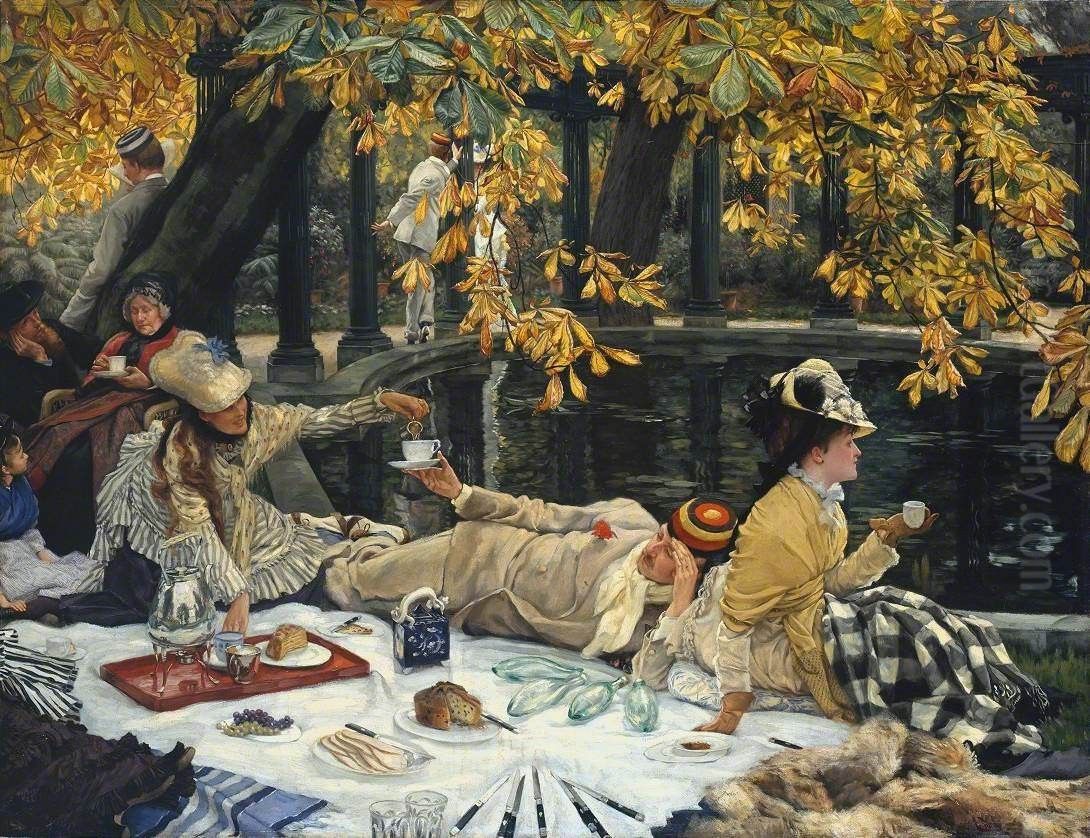 Holyday Oil Painting by James Jacques Joseph Tissot