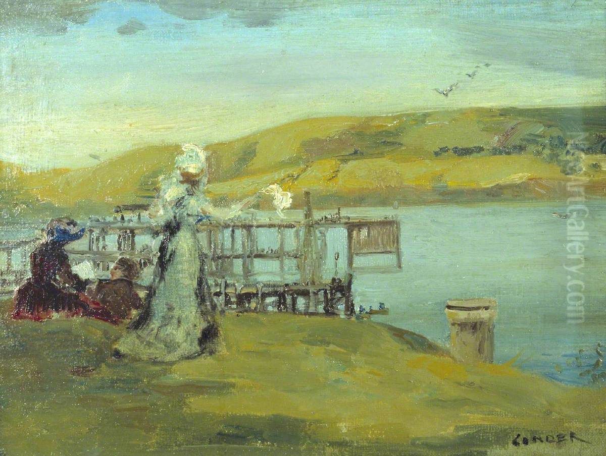 Swanage Oil Painting by Charles Conder