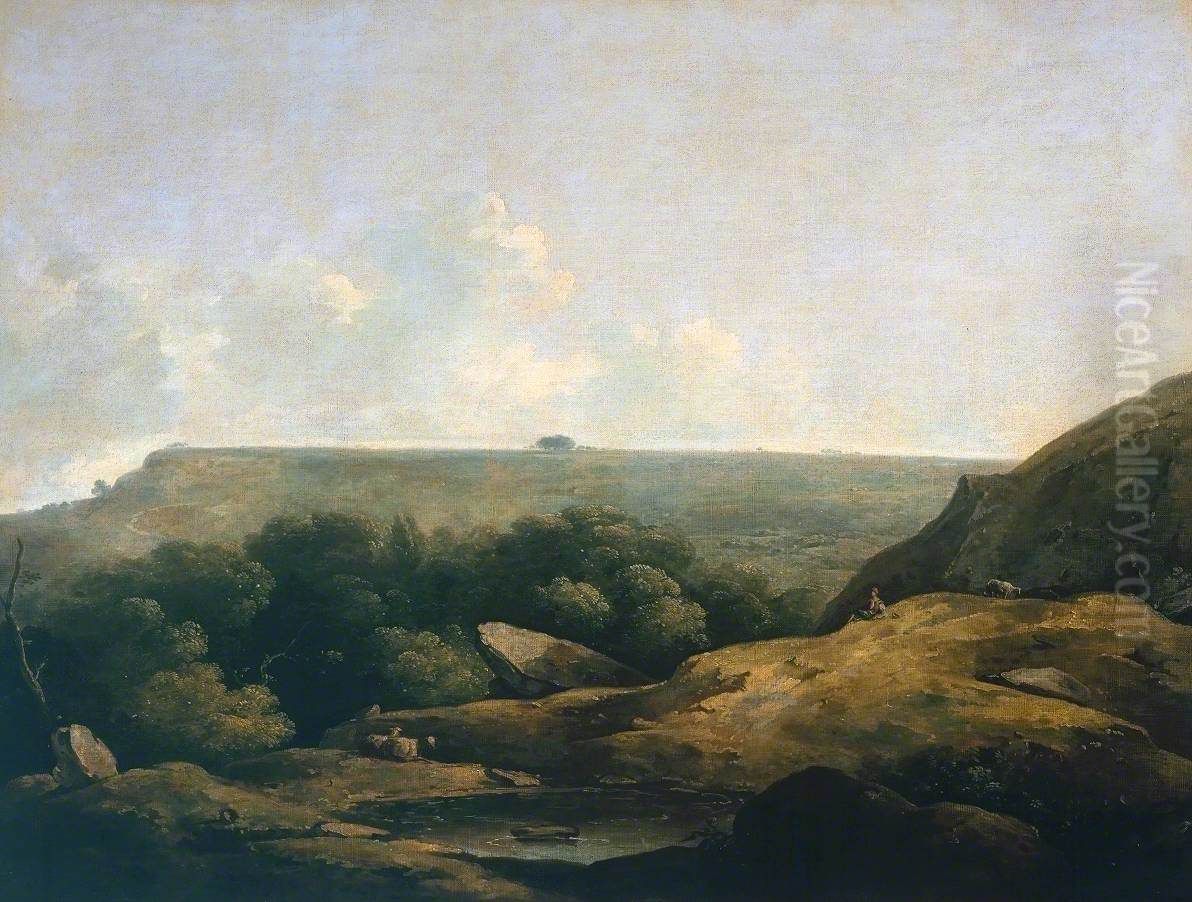 Landscape, near Bath Oil Painting by Thomas Barker