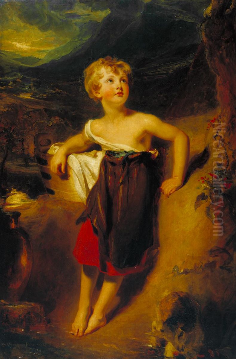 Lady Georgiana Fane Oil Painting by Thomas Lawrence