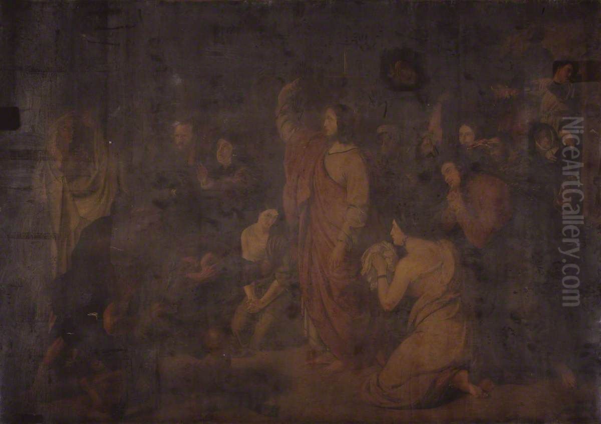 The Raising of Lazarus Oil Painting by Benjamin Haydon