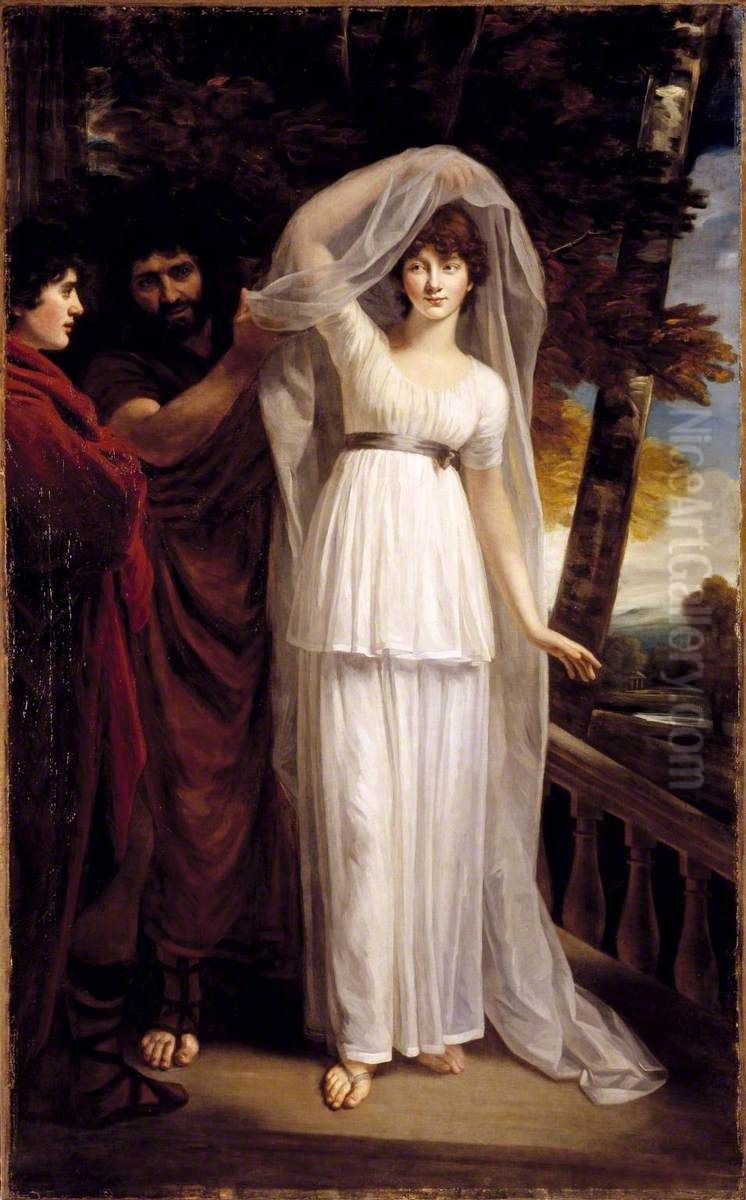 Portrait of a Lady in the Character of Cressida Oil Painting by John Opie