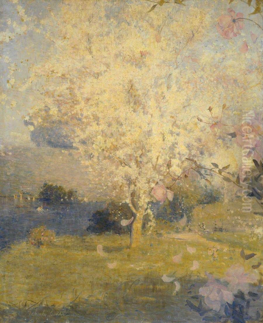 Springtime Oil Painting by Charles Conder