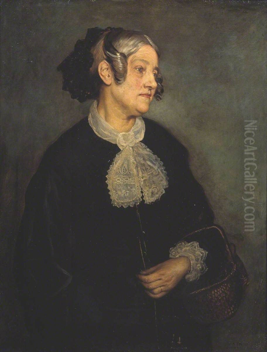 My Mother Oil Painting by George Adolphus Storey