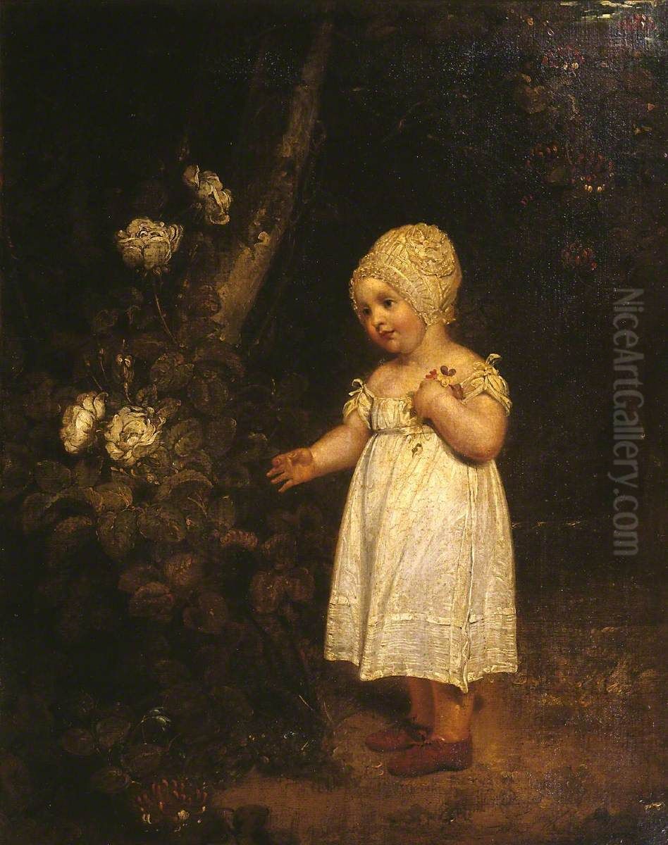 Philip Sansom, Jun., as a Child Oil Painting by Richard Westall