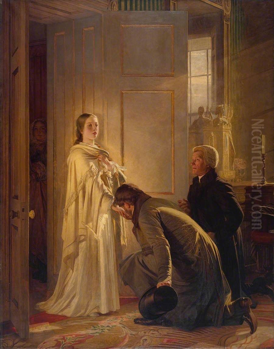 Victoria Regina Oil Painting by Henry Tanworth Wells