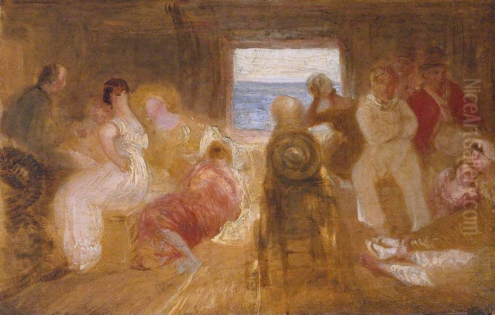 Between Decks Oil Painting by J. M. W. Turner