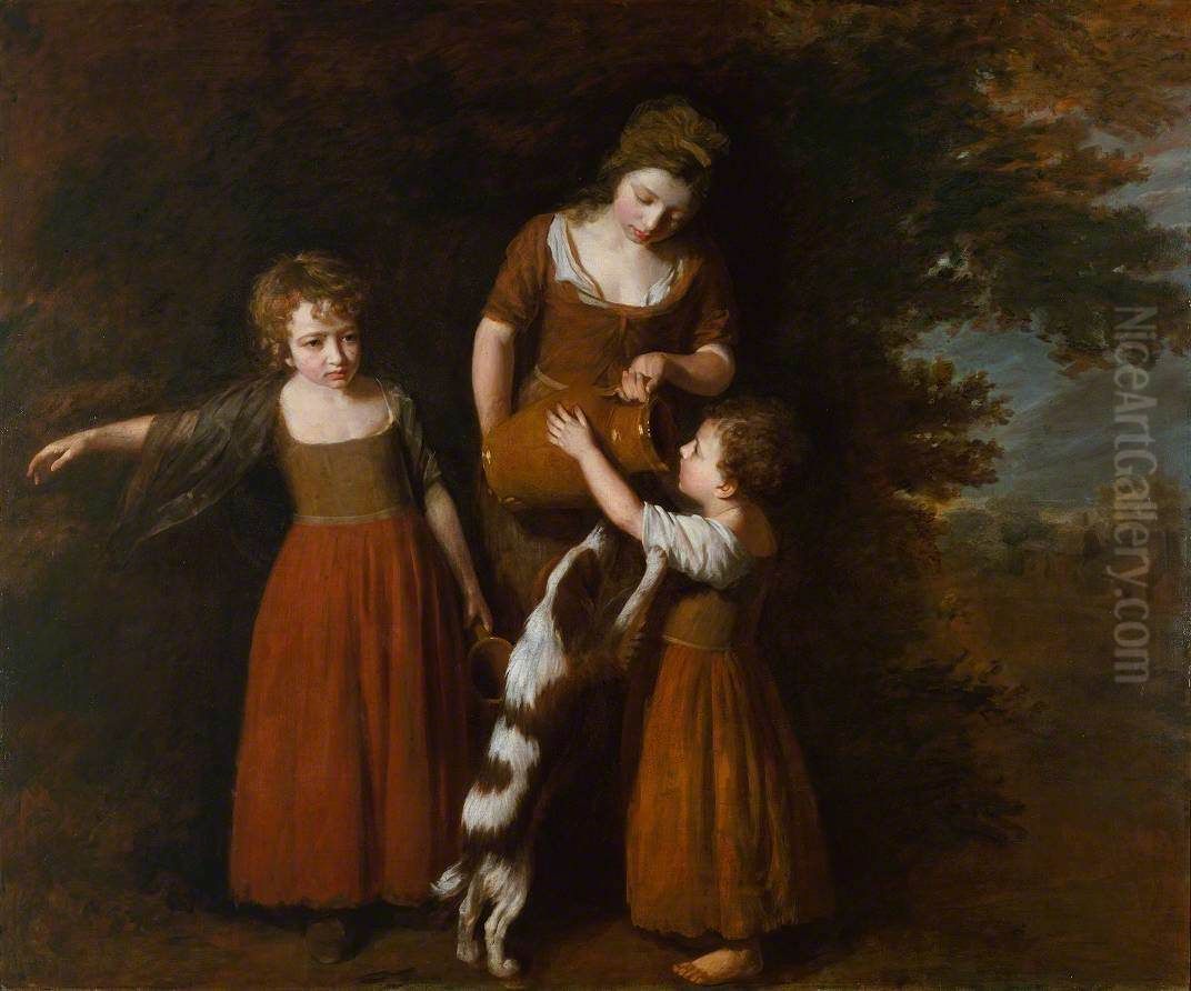 The Peasant's Family Oil Painting by John Opie