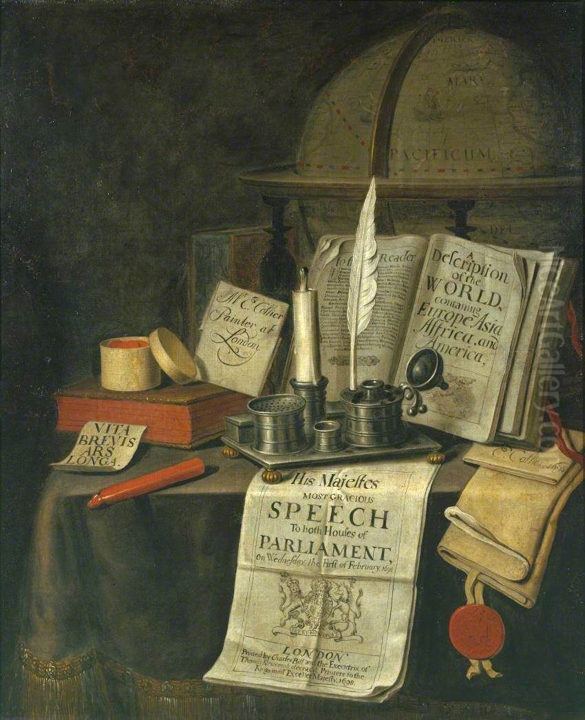 Still Life Oil Painting by Evert Collier