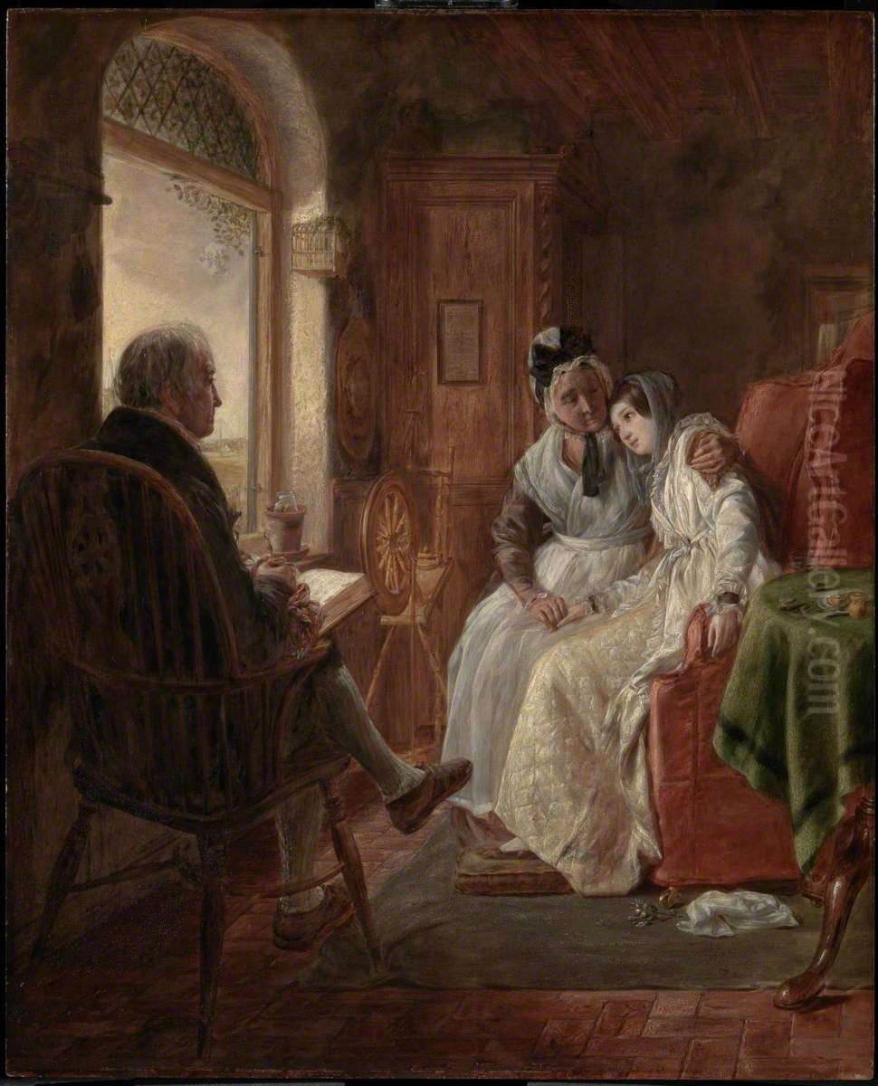 The Pride of the Village Oil Painting by John Callcott Horsley