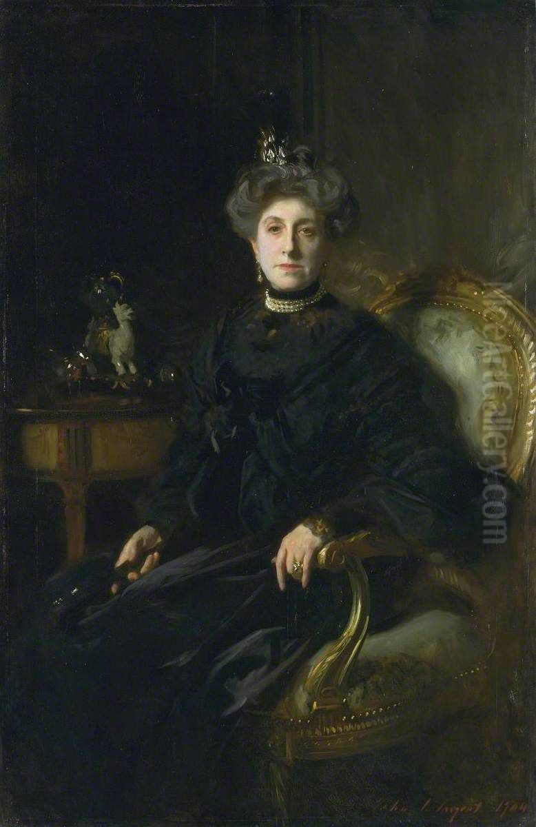 Mrs Wertheimer Oil Painting by John Singer Sargent