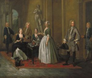 An English Family at Tea
