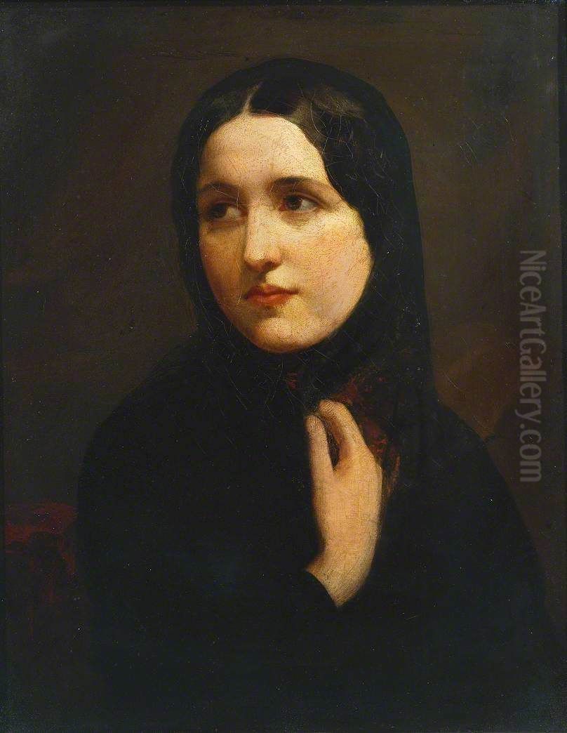 Miss Anne Ryan Oil Painting by Sir John Everett Millais
