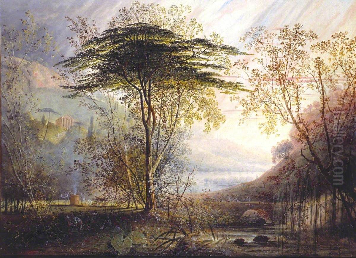The Temple of Flora Oil Painting by Samuel Colman
