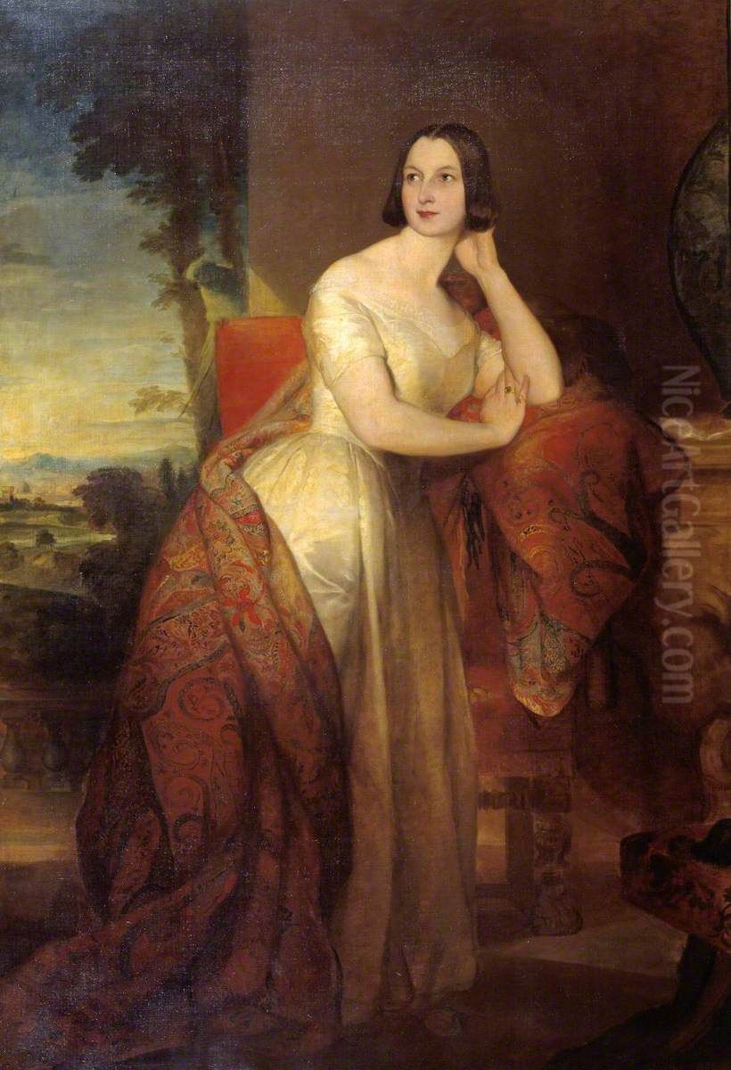 Augusta, Lady Castletown Oil Painting by George Frederic Watts