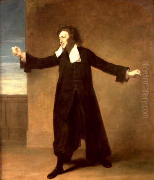 Charles Macklin as Shylock Oil Painting by Johann Zoffany