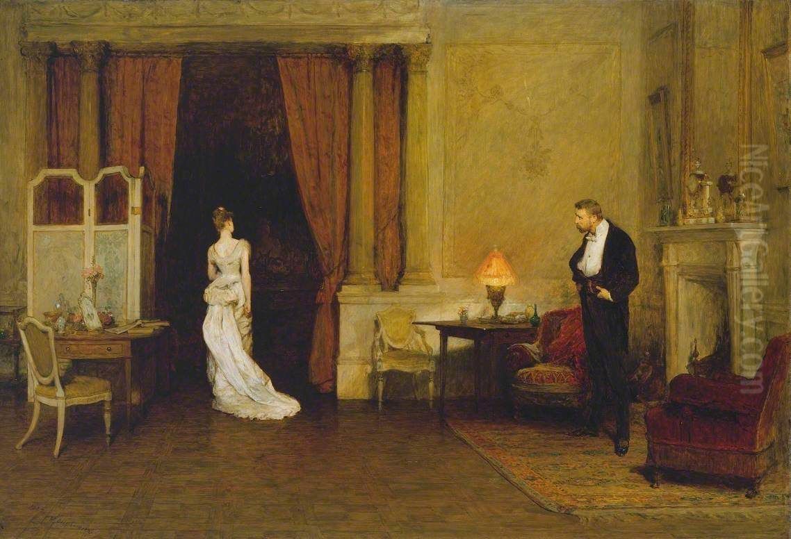 The First Cloud Oil Painting by William Quiller Orchardson