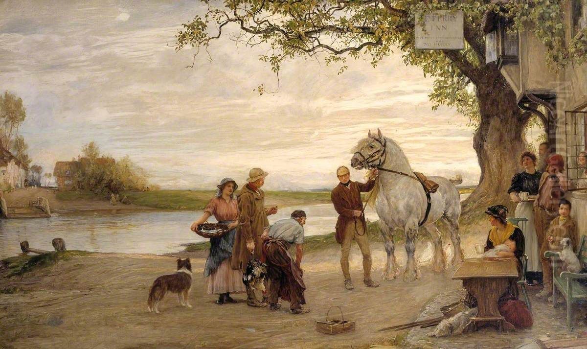 The Cast Shoe Oil Painting by Robert Walker Macbeth