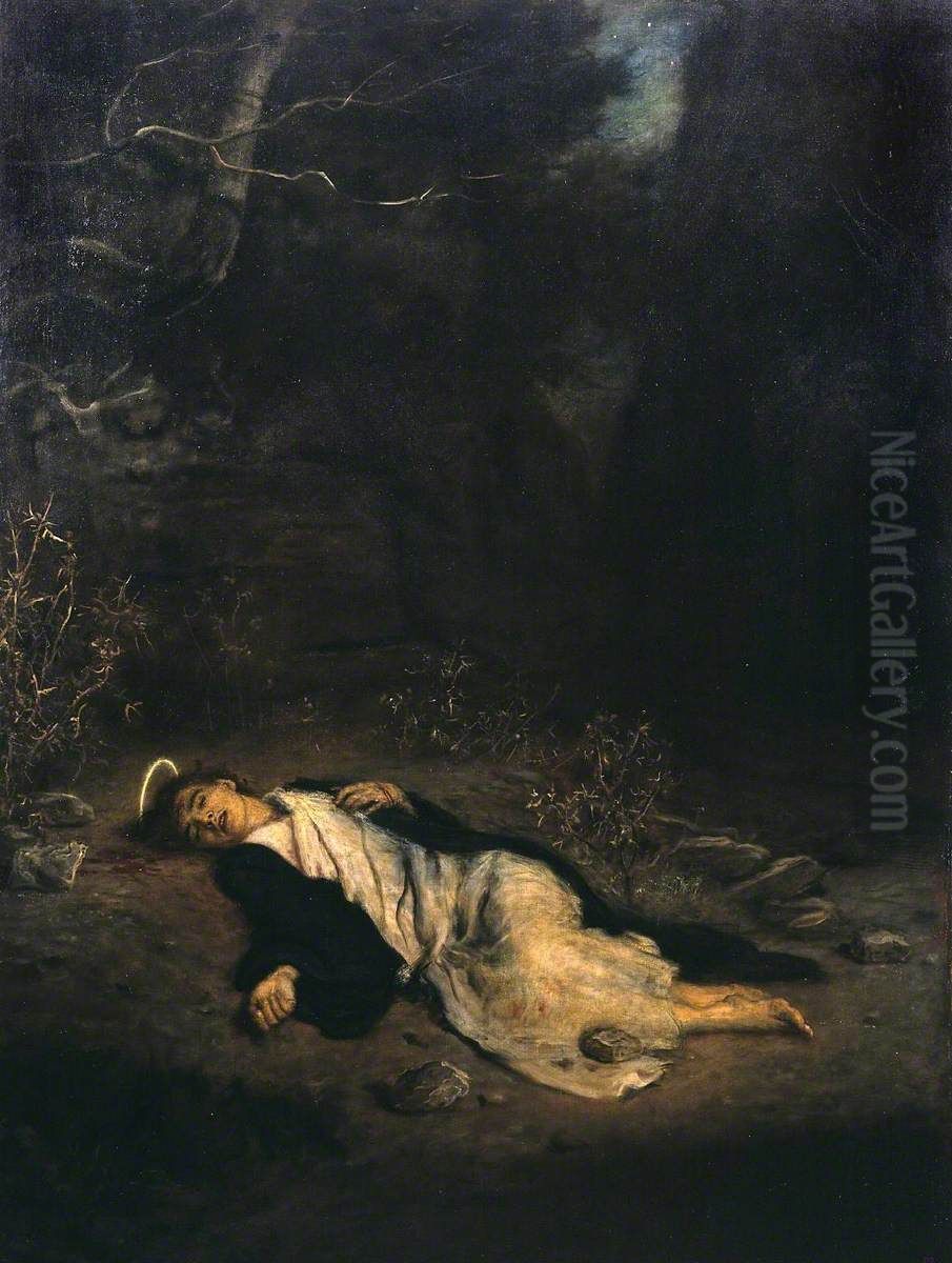 Saint Stephen Oil Painting by Sir John Everett Millais