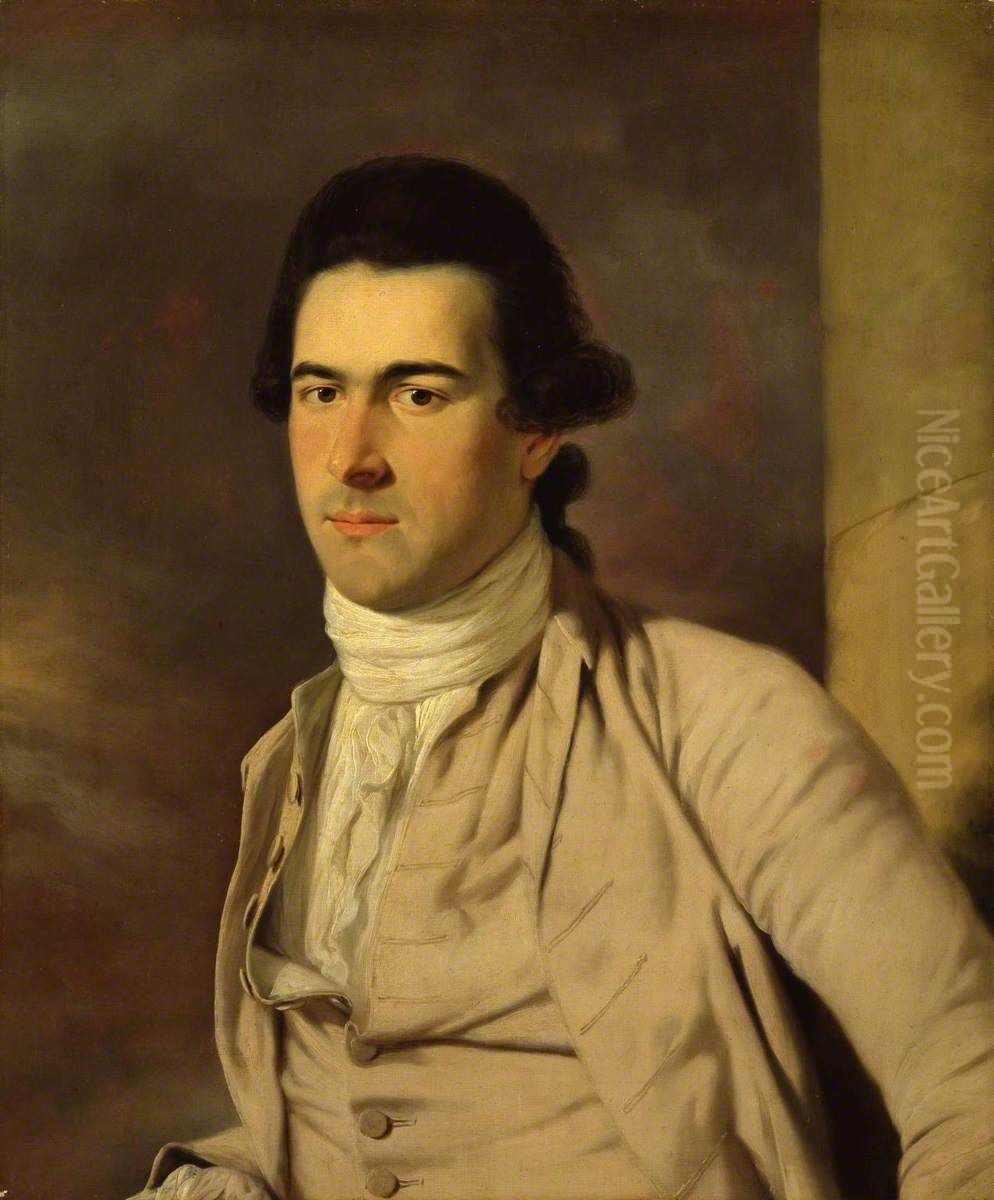 Young Man in a Fawn Coat Oil Painting by Tilly Kettle