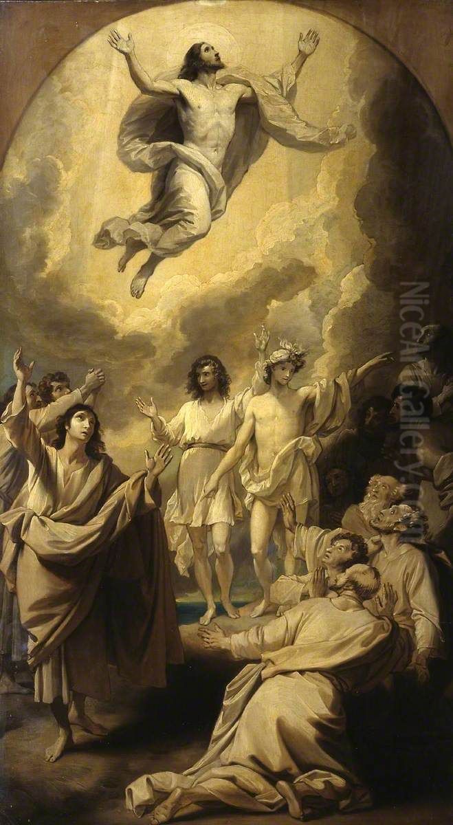 Sketch for 'The Ascension' Oil Painting by Benjamin West