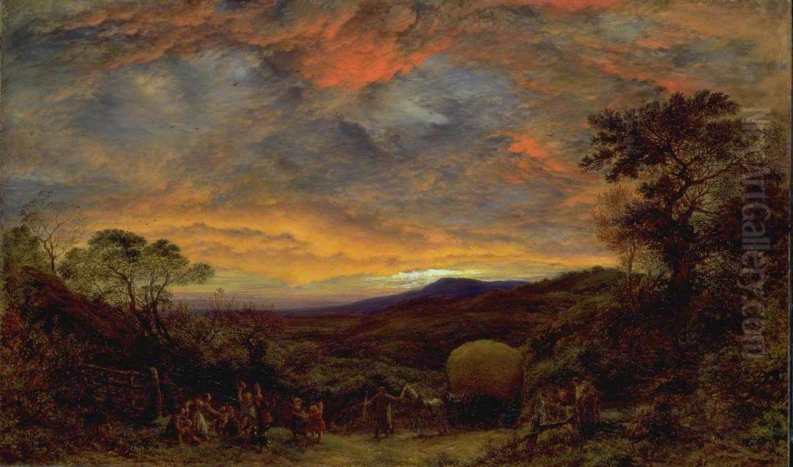 The Last Load Oil Painting by John Linnell