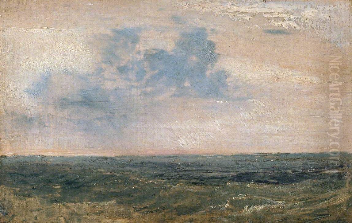 Study of Sea and Sky, Isle of Wight Oil Painting by J. M. W. Turner