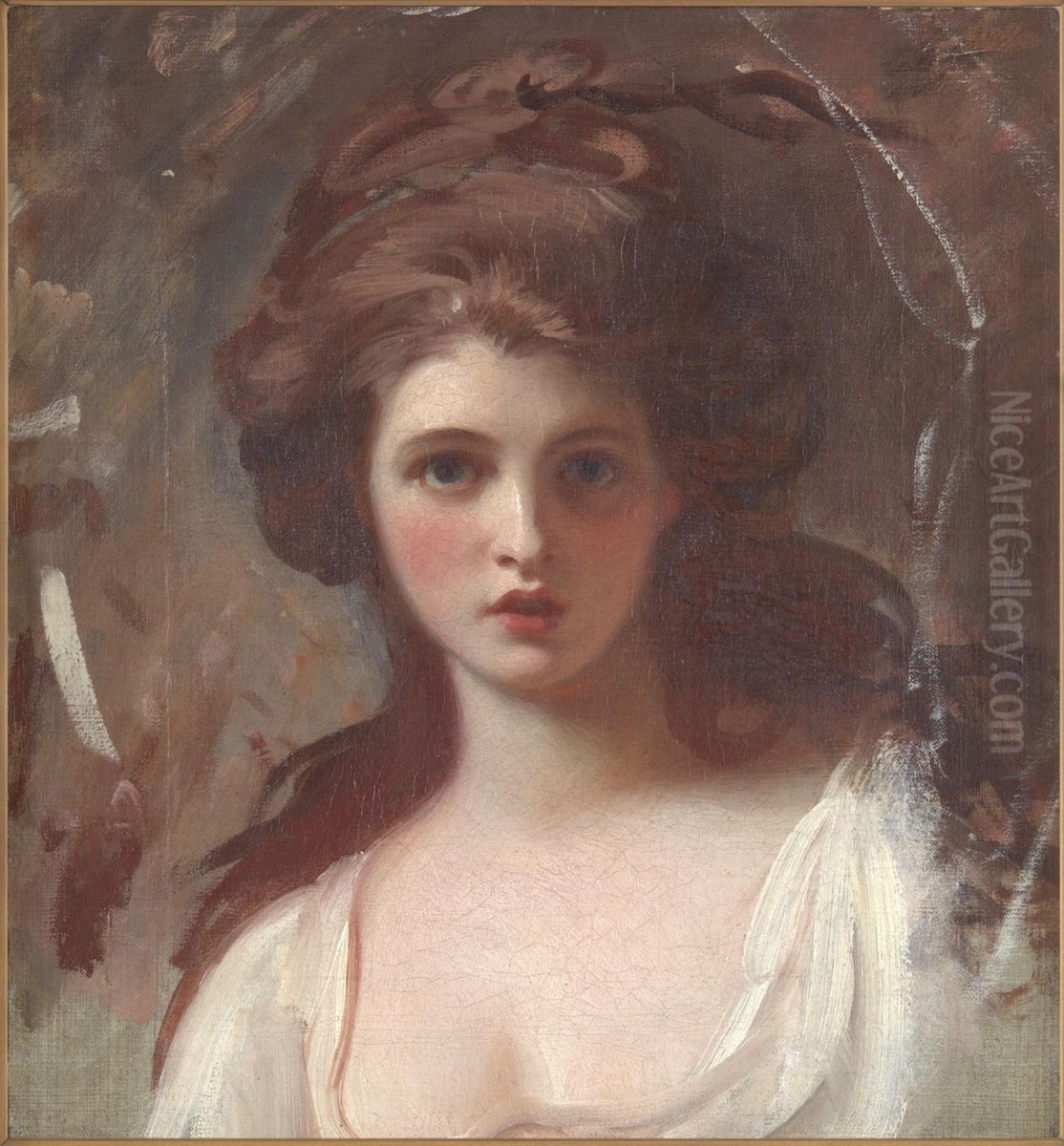 Lady Hamilton as Circe Oil Painting by George Romney