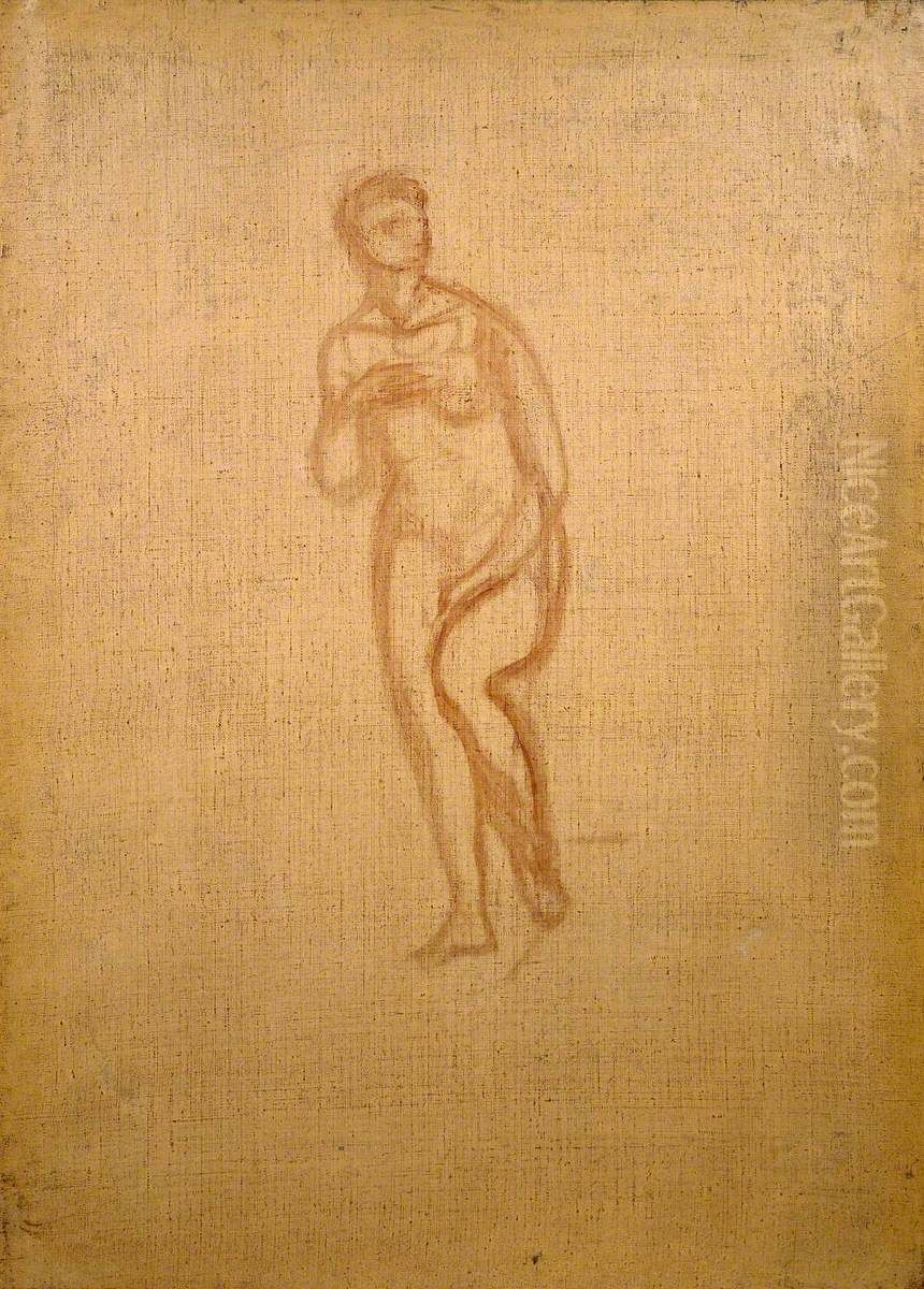 Outline of a Venus Pudica Oil Painting by J. M. W. Turner