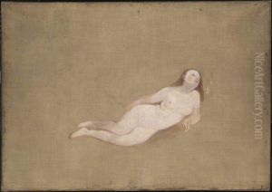 Two Recumbent Nude Figures