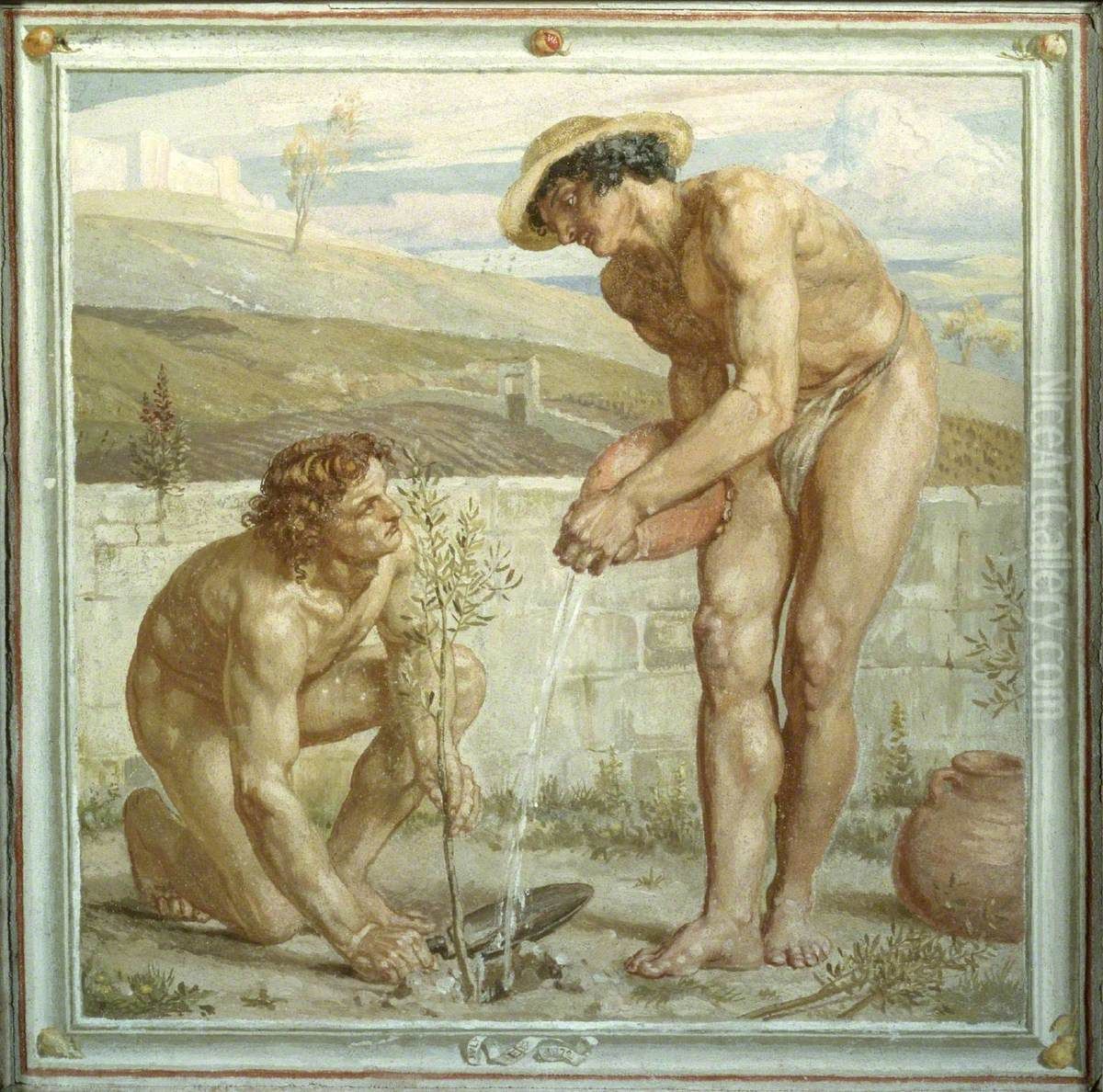 Paul and Apollos Oil Painting by Edward Poynter