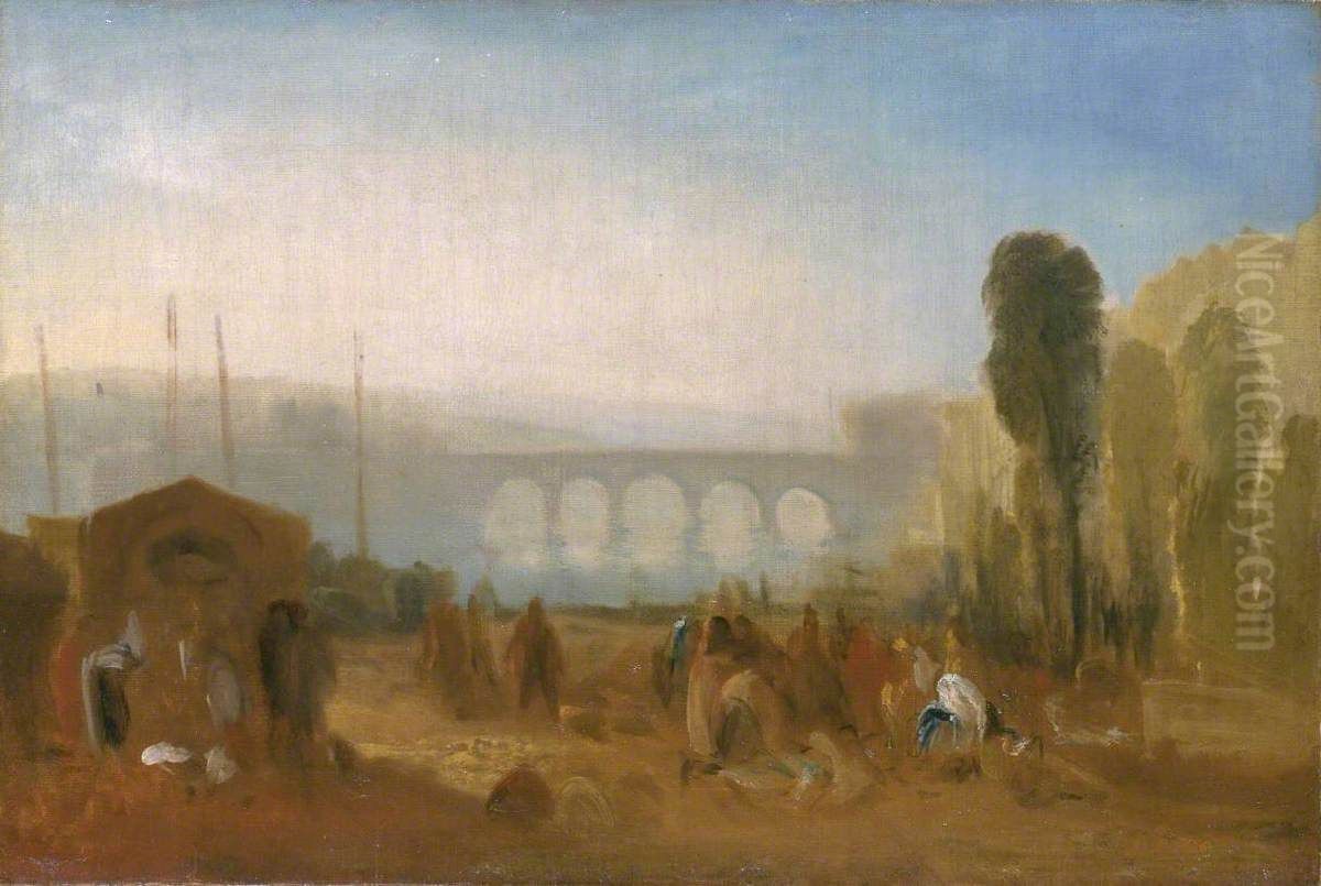 The Port from the Quai Henri IV Oil Painting by J. M. W. Turner