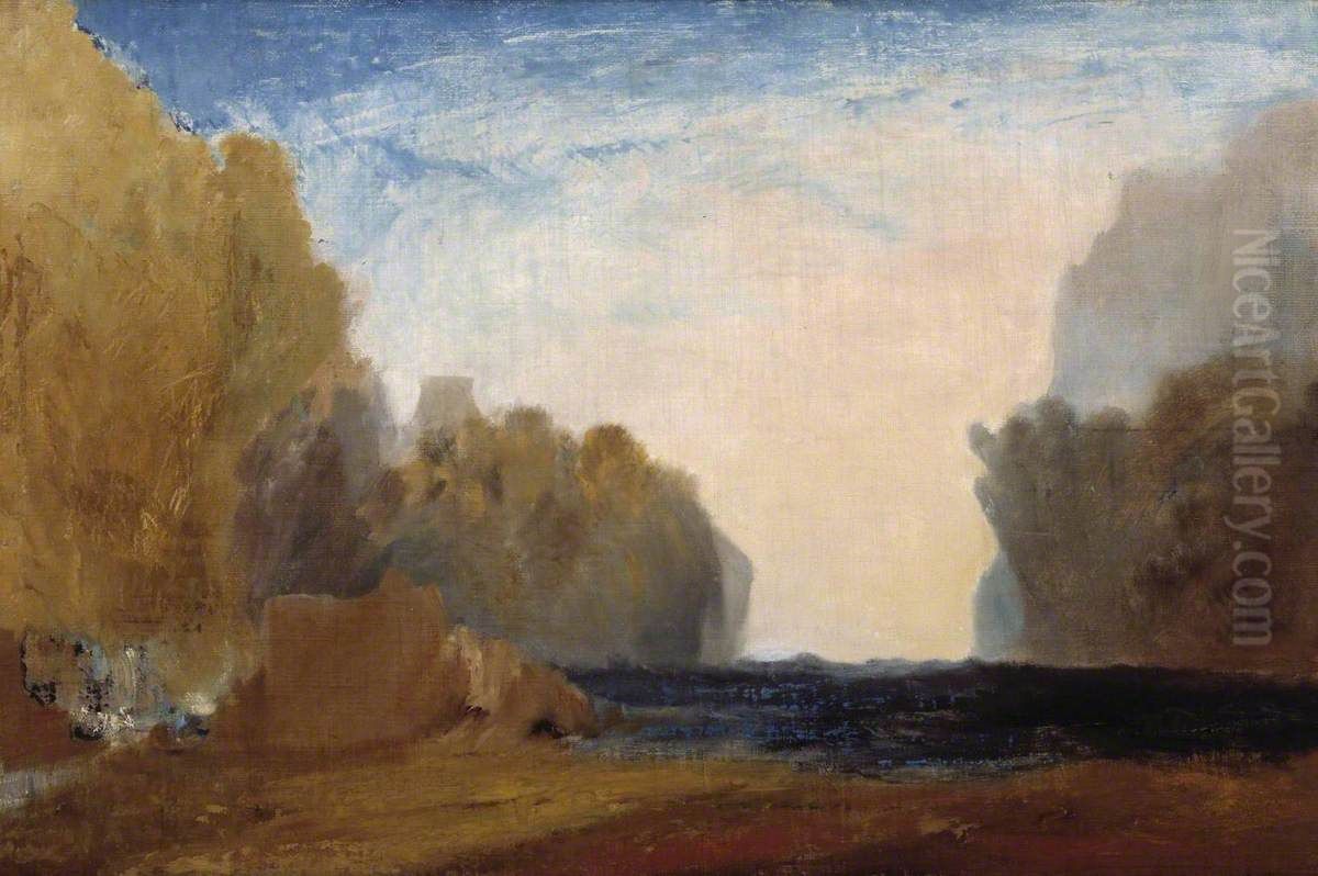 Rocky Bay Oil Painting by J. M. W. Turner