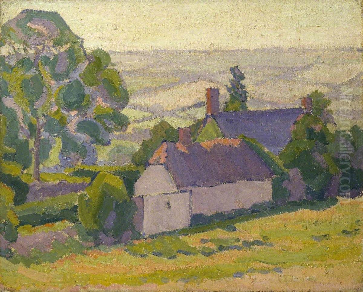 Haze over the Valley Oil Painting by Robert Bevan