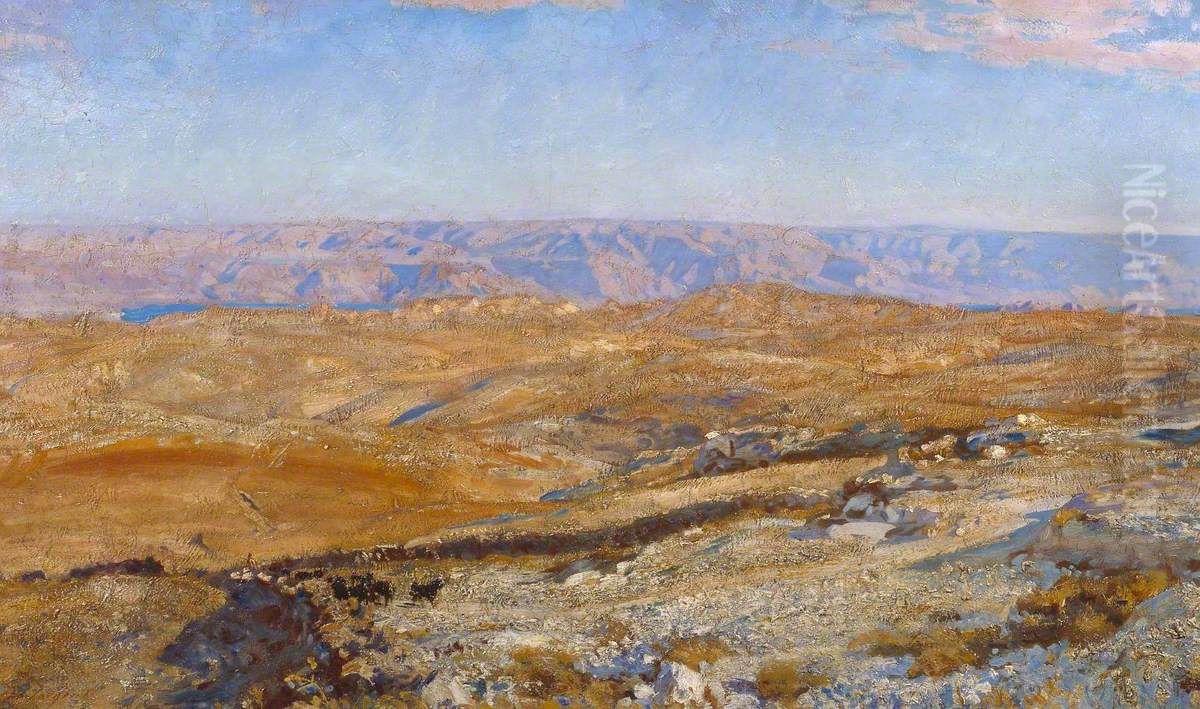 The Mountains of Moab Oil Painting by John Singer Sargent