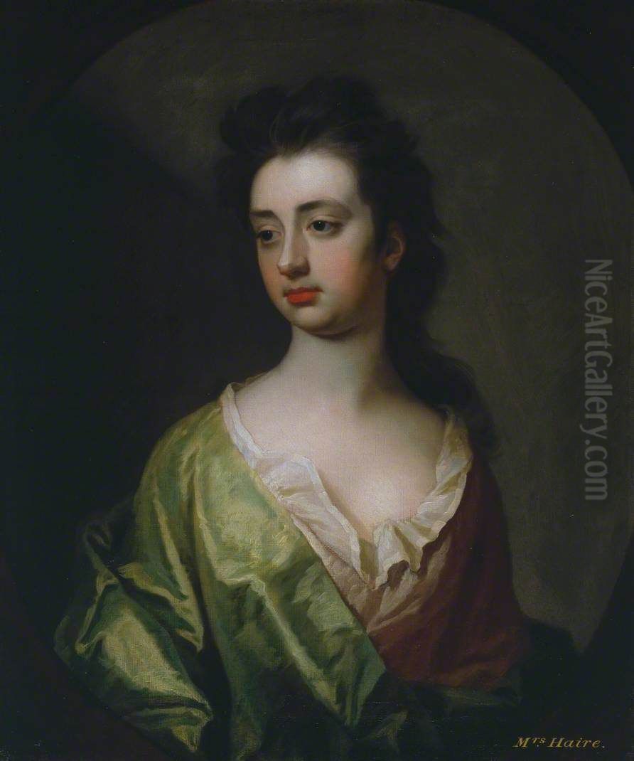 Portrait of Mrs Haire Oil Painting by Michael Dahl