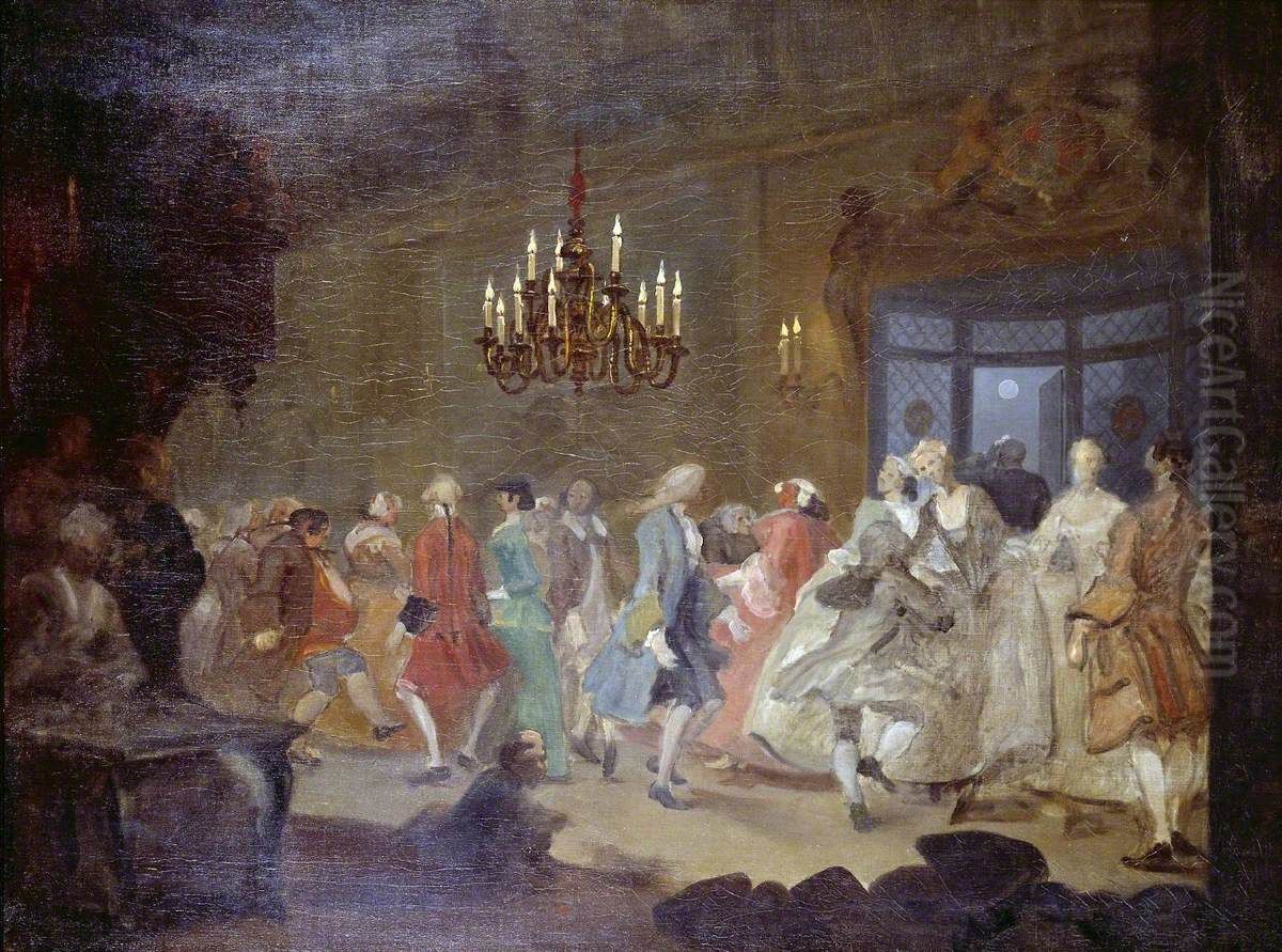 The Country Dance) Oil Painting by William Hogarth