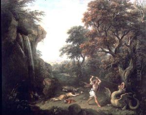 A Landscape with the Story of Cadmus Killing the Dragon.