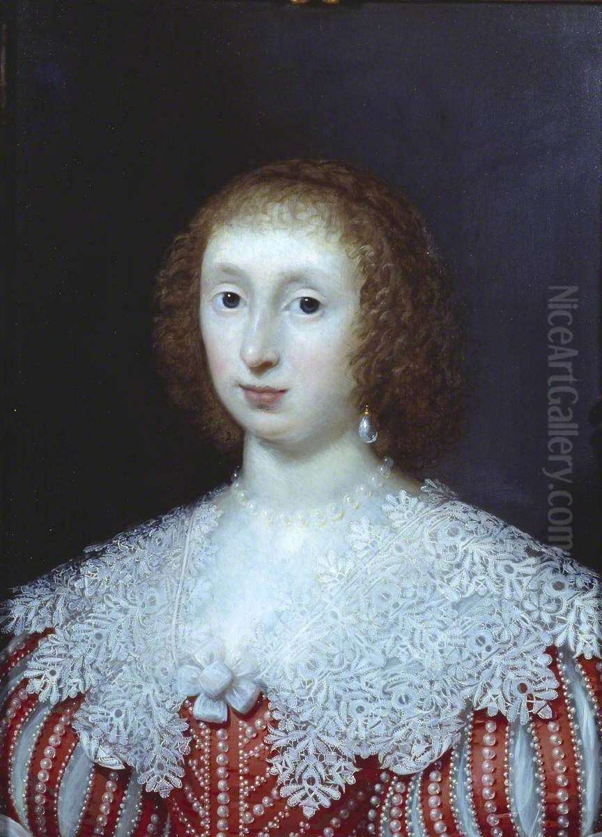 Portrait of an Unknown Lady Oil Painting by Cornelis Janssens van Ceulen