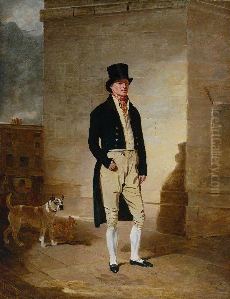 James Belcher, Bare-Knuckle Champion of England Oil Painting by Benjamin Marshall