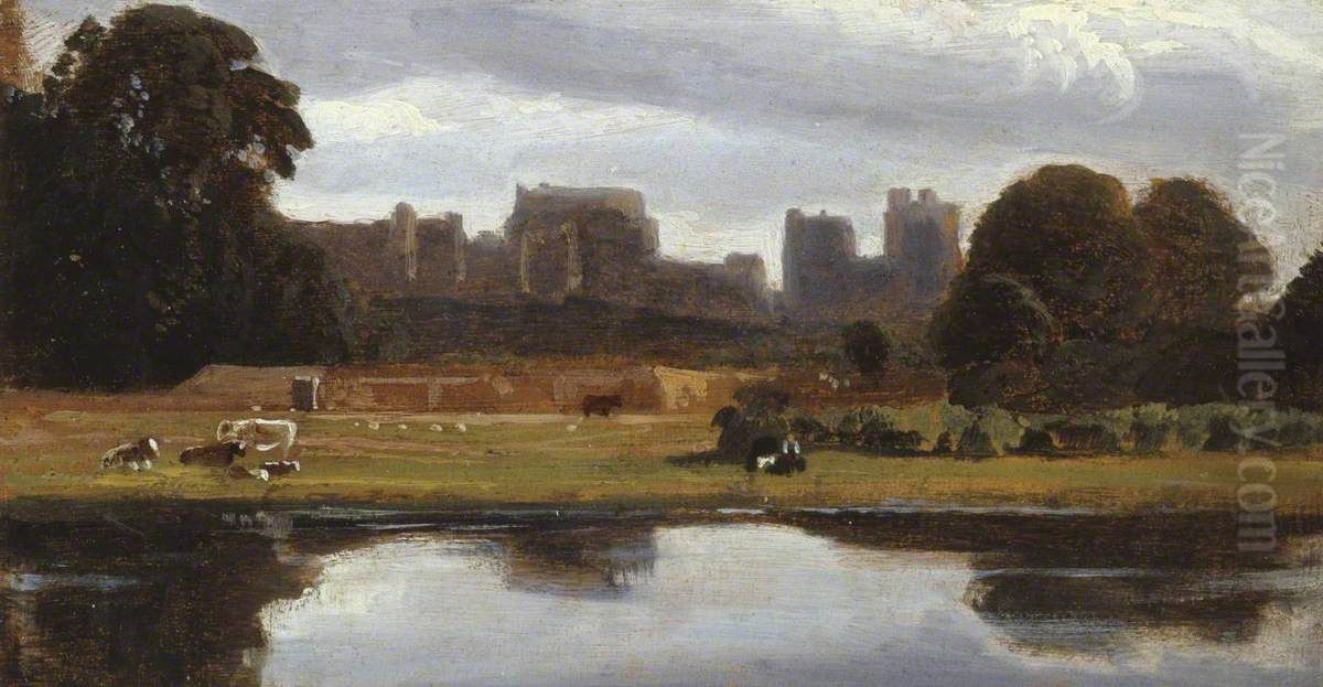 Windsor Castle Oil Painting by William Havell