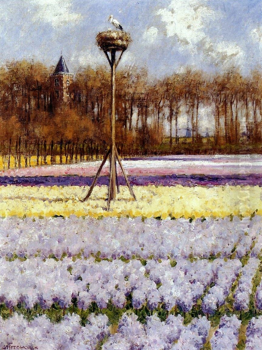 Het ooievaarsnest Oil Painting by George Hitchcock