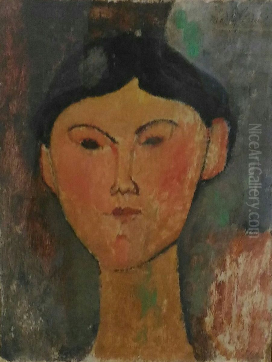 Beatrice Hastings Oil Painting by Amedeo Modigliani