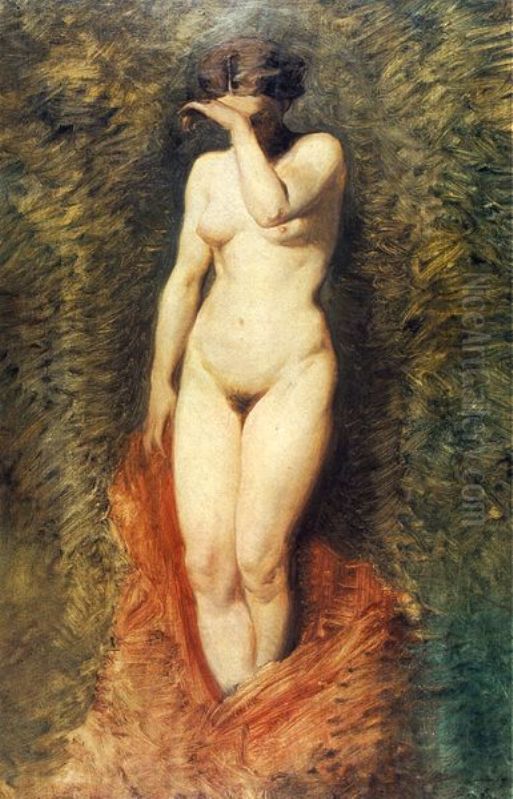 Phryne. Oil Painting by Artur Grottger