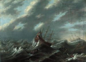 Storm at sea.
