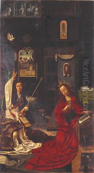 Anunciacao Oil Painting by Grao Vasco