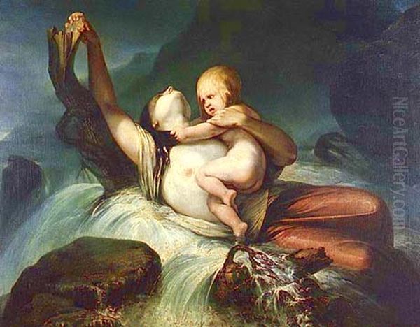 So deus Oil Painting by Francisco Augusto Metrass