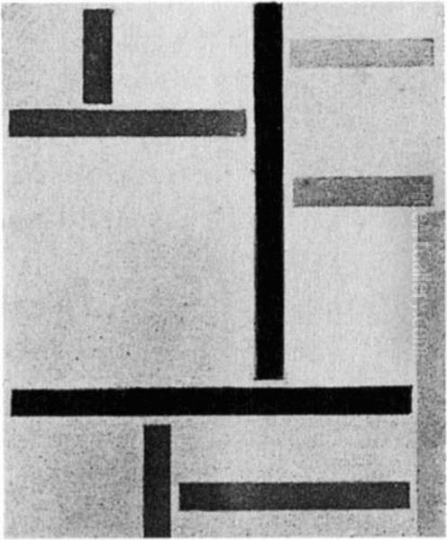 Composition XXV. Oil Painting by Theo van Doesburg